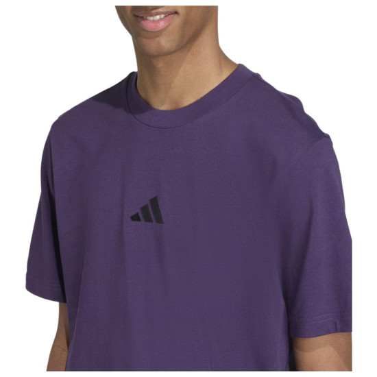 Adidas Ανδρική κοντομάνικη μπλούζα Essentials Small Logo Single Jersey Tee Adidas Ανδρική κοντομάνικη μπλούζα Essentials Small Logo Single Jersey Tee